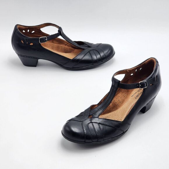 Rockport Cobb Hill Angelina Leather Pump Size 8 Narrow - Picture 1 of 10